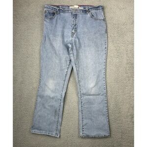 VTGA LEVIS Jeans Womens Size 16 S Classic Relaxed Bootcut 550 Light Wash 32x29